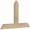 Ekena Millwork Portland Rough Sawn Timber Gable Bracket, Douglas Fir, 36"W x 24"H x 2"D x 4"F, 16/12 Pitch GBW036X24X0204POR00RDF - alternate 2